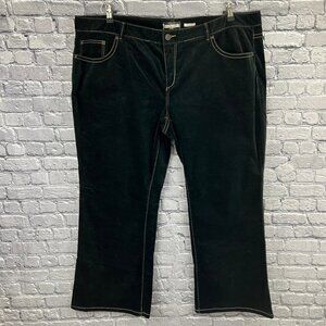 Old Navy Black Velvet Corduroy  Jeans Size 24
